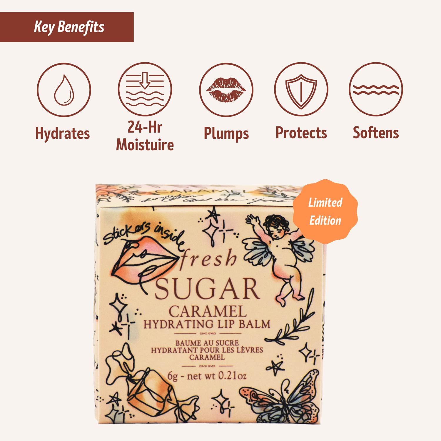 Fresh Sugar Lip Caramel Hydrating Balm 0.2oz/6ml